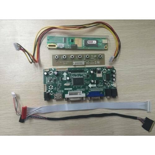 Latumab New Kit for B170PW02 ( HDMI+DVI+VGA ) LCD Screen Controller Board Free shipping