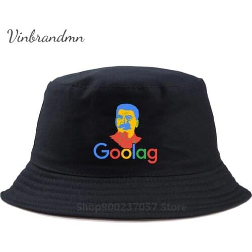 Soviet Leader Cotton Custom Printed Panama Bucket Hat Goolag Stalin Gulag Meme Political Dark Goolag Fisherman Hat