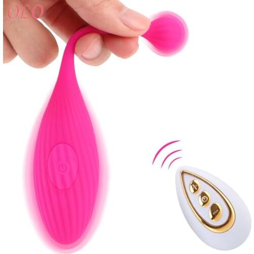 OLO Vaginal Tighten Exercise Wireless Remote Vibrator Egg Anal Clitoris Stimulation 10 Speeds Sex Toys for Women