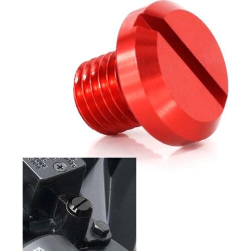 4PCS M8*1.25 Right Hand Mirror Hole Plug Screw Cover Fit For Ducati Diavel Monster 1200 821 797 696 796 1100 Streetfighter 848