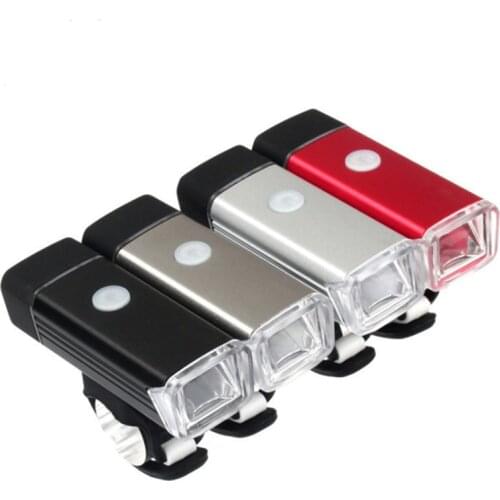 Waterproof Bicycle Light USB Rechargeable Front LED Bike Lights Night Cycling Lamp Easy to Install Mountain Bike Flashlight