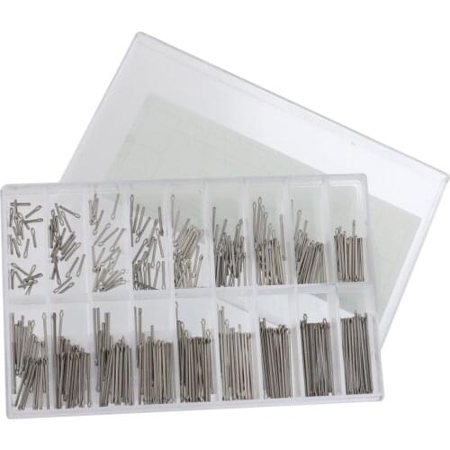 360Pcs 6-23mm Steel Watch Band Strap Link Pin Spring Bars Accessories