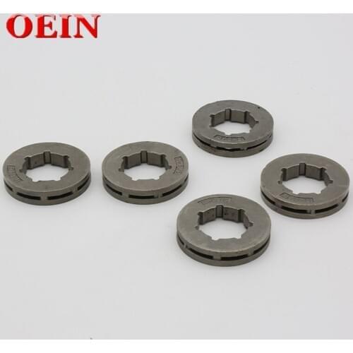 5Pcs/Lot 3/8 Pitch 8 Teeth ID 22mm Standard Spline Sprocket Rim For Stihl 30 31 32 38 40 41 44 MS361 MS440 MS460 MS660 Chainsaw