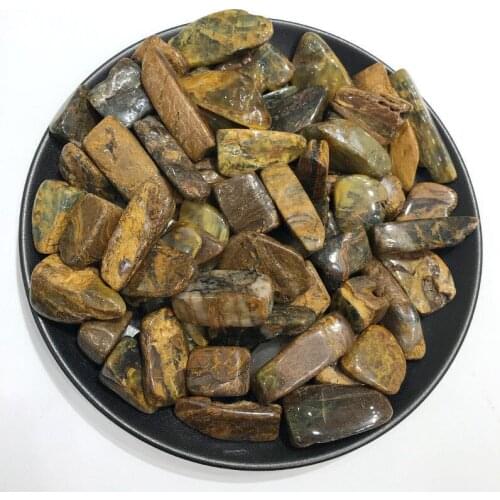 50g 3 Size Rare Natural Yellow Pietersite Tumbled Crystals Quartz Gravel Stone Natural Stones And Minerals