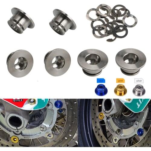 6PCS M10X1.0 Motor Brake Disc Rotor Bobbins Circlip For Suzuki Honda For KTM SX SXF EXC EXCF XC XCF XCW 125 150 250 350 450 530