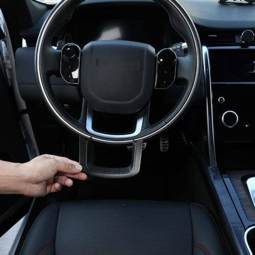For Land Rover Range Rover Sport For Range Rover Velar ABS Car Steering Wheel Decoration stickers Trim Auto Accessories