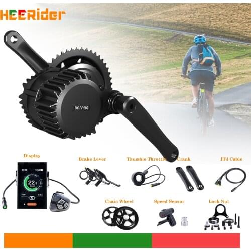 BAFANG 48V 750W 68MM BBS03 BBSHD Mid Drive Motor Electric Bike Conversion Kit DIY E bike Powerful 8fun MM G320.750 Engine