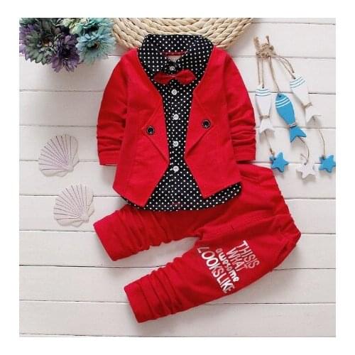 BibiCola Toddler Boys Clothing Sets Boys Suits Denim Jeans + Coats Kids Children Casual Clothes Suit Small Children Clothing Set