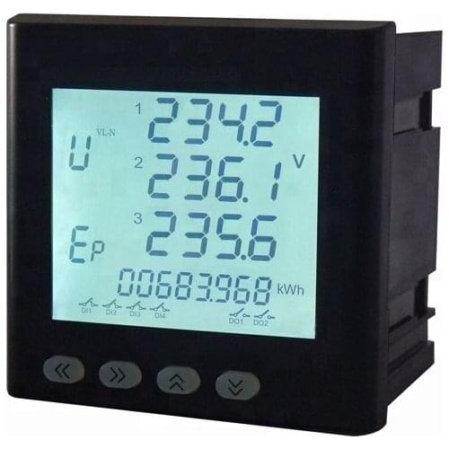 BJ194Z-9SY 400V 5A 240V power meter digital, three phase digital multifunction power meter digital wattmeter