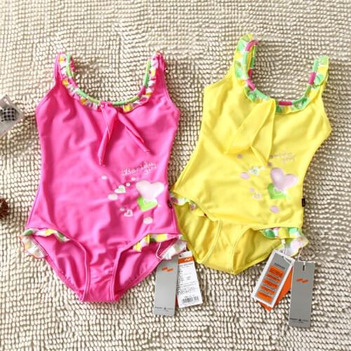One Piece Girls swimwear 5-10Year Girls swimsuit High quality Children Swimwear Girls Beach Wear Bathing Suit --ST142
