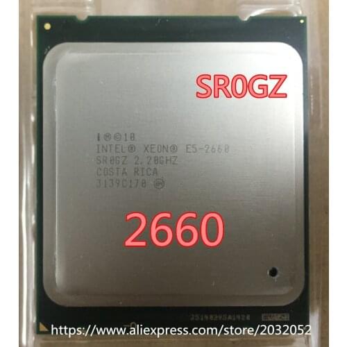 For INTEL XEON E5-2660 SR0GZ CPU 8 CORE 2.20GHz 20M 8GT/s 95W PROCESSOR E5 2660 C1 free shipping 100% work
