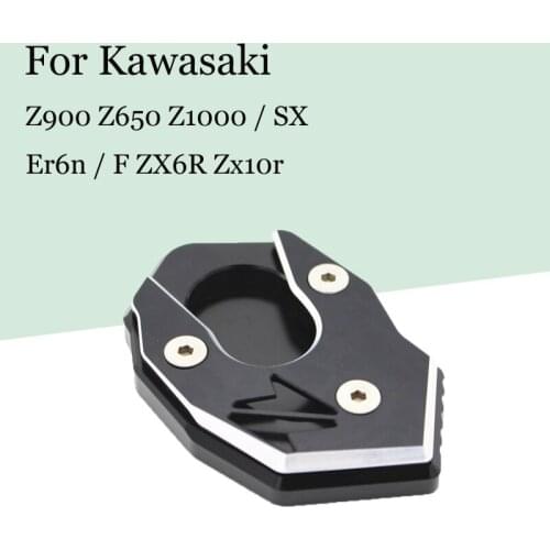 For Kawasaki Z900 Z650 Z1000 / SX Er6n / F ZX6R Zx10r Motorcycle Modified Side Brace Enlarged Seat Foot Pad Accessories
