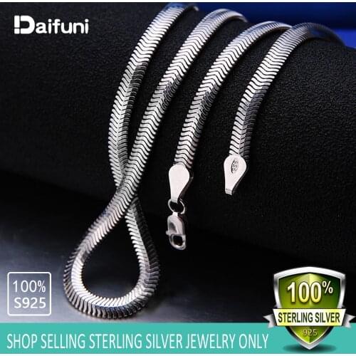 925 Sterling Silver Smooth Soft Snake Men Chain Necklace TOP Quality Gorgeous Jewelry 4MM Miami Curb Cuban Chain Necklace