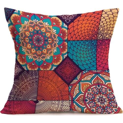 New Bohemian Pattern Throw Line cotton Pillow Cover Car Cushion Cover Pillowcase sofa bed home decoration cushion 45X15cm #08
