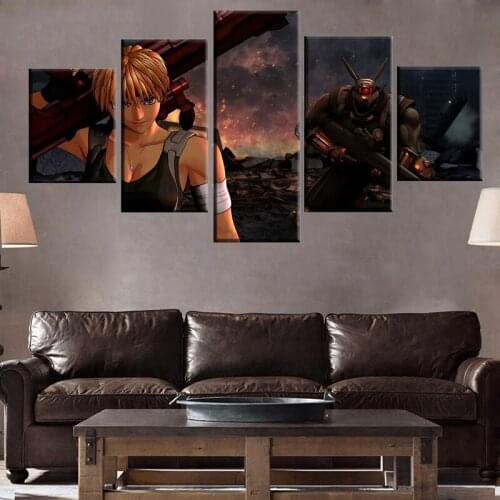 Canvas Prints Paintings Home Wall Art Framework 5 Pieces Anime Appleseed And Seed Briareus Pictures Living Room Decor Posters