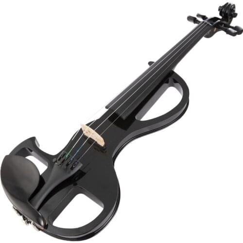 Kinglos 4/4 size German type 4strings angel playing painting transmitter and receiver with case Electric Violin