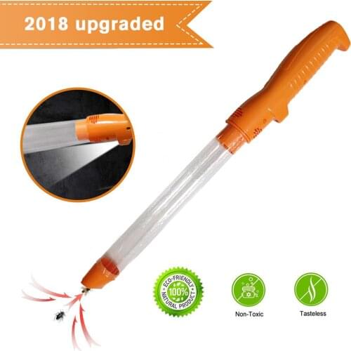 Pest Suction Trap Bug Catcher USB Handheld Vacuum Bug Catcher with LED Flashlight Mosquito Repellent for Flie Cockroaches