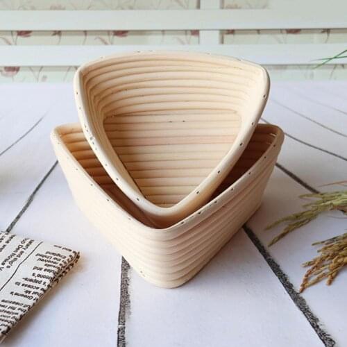 Storage Basket Multi Purpose Strong Structure Rattan Bread Proofing Basket for Gift Home Organization