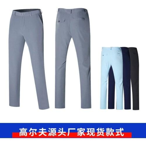 Golf Mens Casual Trousers Outdoor Sports Pants Quick-drying Pants Non-iron Pants Breathable 2020 Summer Thin Section