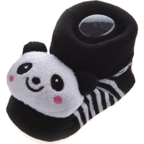 Panda - Irresistibly Cute Baby Boy Girl 3D Bootie Socks Anti / Non Slip 0-12 months