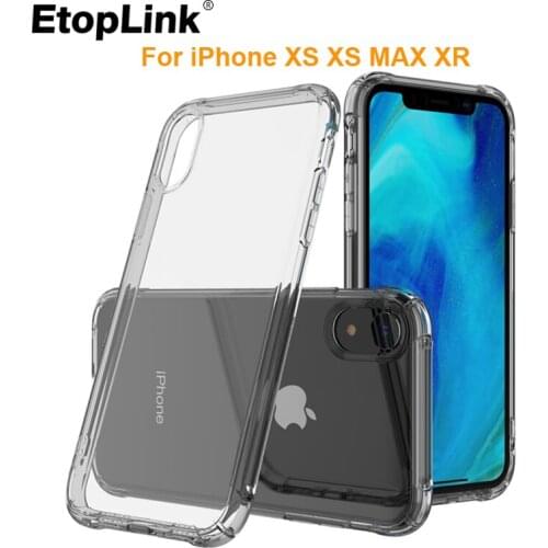 2018 New Mobile Phone Case Clear Protective Cover TPU airbag Soft Shell XS Anti-fall Anti-Scratch Case for Iphone XS XS Max XR