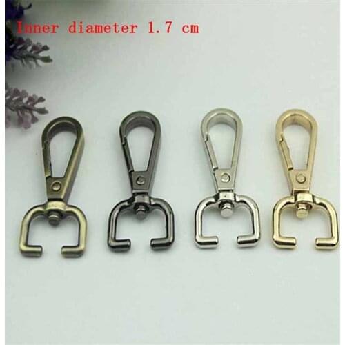 20 pcs/lot 2019 New Luggage hardware accessories Shoulder straps tail ring opening Hook key chain Inner diameter of 1.7 cm