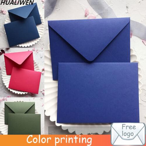 Japanese rosa Dark Blue Rose Red Dark Green Sapphire Blue 14x19cm Wedding Invitation Card Envelope