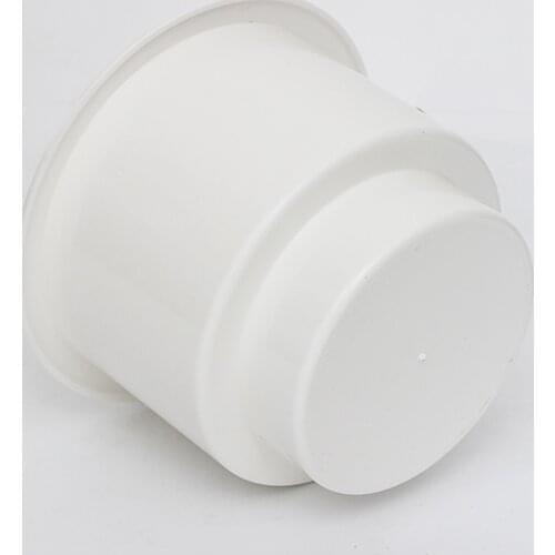 Universal White Plastic Cup Holder No Holes Dashboard Cup Drink Support Mount For Boat Marine RV Sofa Game table