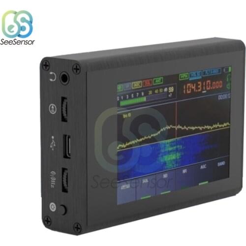50KHz-200MHz Malachite SDR Receiver Malahit Shortwave Radio 3.5" TFT Touch Screen Electrical Instruments Network Analyzers