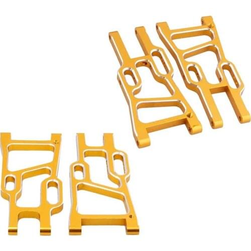 RC 106019+106021 (06011+06012) Aluminum Front & Rear Lower Suspension Arm For HSP 1:10 Off-Road Buggy
