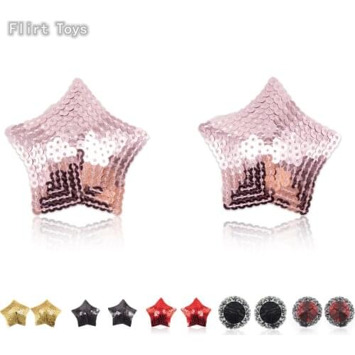 Sexy Exotic Breast Bra Nipple Pasties Accessories with Sequin for Women Couples Fetish Bdsm Bondage Flirt Sex Toys