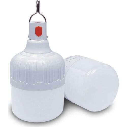 2020 New LED Emergency Light Bulb 3 Mode Rechargeable Battery Lighting Lamp for Home Outdoor Camping Maintenance Night Market St