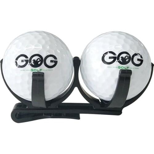 Pack 10 Pcs Golf Ball Holder Mini Golf Ball Clip Hold Two Balls Portable Golf Accessories Wholesale
