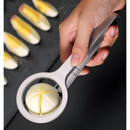 Stainless Steel Egg Cutter Creative Simple Multifunctional Restaurant Manual Egg Splitting Artifact Household Kitchen Tools
