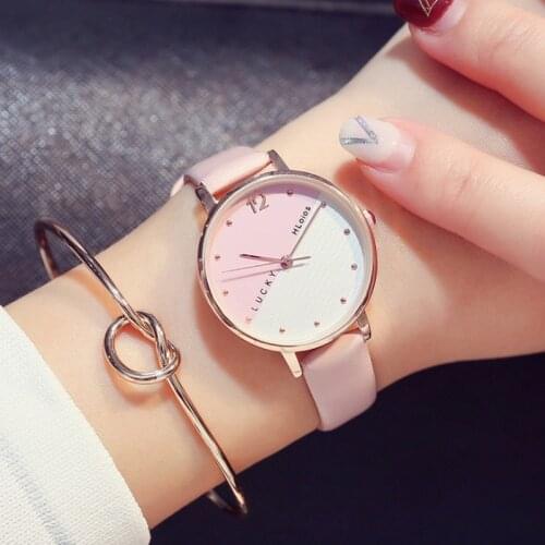 2020 The Women Luxury Watches New Hot Creative Watch Leather Strap Wrist Fashion Contracted Casual Quartz Watch Clock Gift