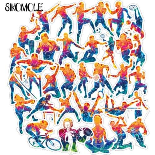 50PCS Sports Art Cartoon Graffiti Stickers For Car Styling Motorcycle Phone Laptop Travel Luggage DIY Children TOY Sticker F4