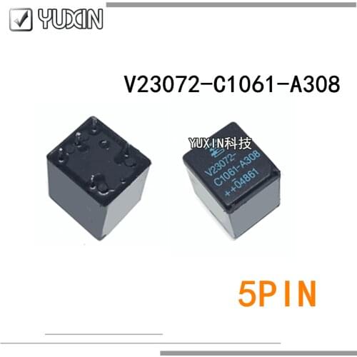 10PCS/LOT 100% New Relay V23072-C1061-A308 V23072C1061A308 V23072 C1061 A308 5PIN 12VDC