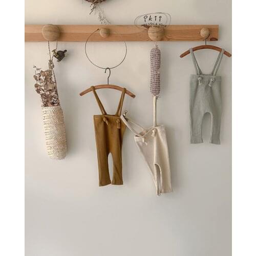 MILANCEL 2021 Baby Pants Skinny Baby Overalls 3 Colorls Hight Elastic Infant Boys Trousers