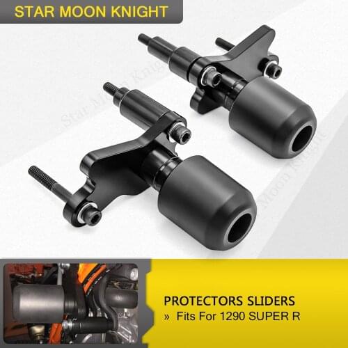 For 1290 SUPER R 2014-2018 Motorcycle Accessories Frame Sliders Anti Crash Protector Glue Stick
