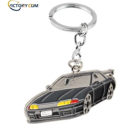 Car Styling Keyring JDM NOS Turbo Metal Car Model keychain Exquisite Gift Double Sided