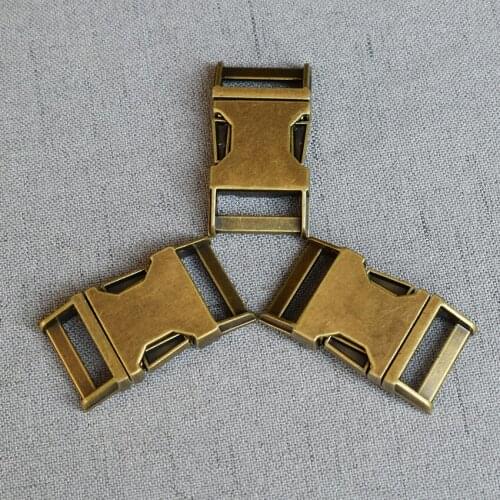 20 Pieces 20mm Bronze Detach Buckle Use For Outdoor Sports Bags Students Bags Luggage Travel Buckle Accessories