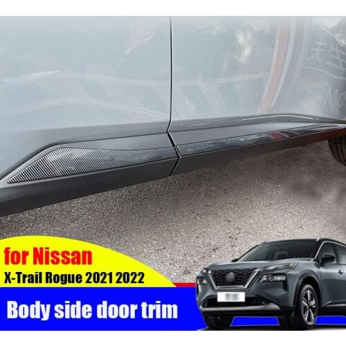 For Nissan X-Trail Rogue 2021 2022 body side decoration ABS upgrade version special modified trim strip
