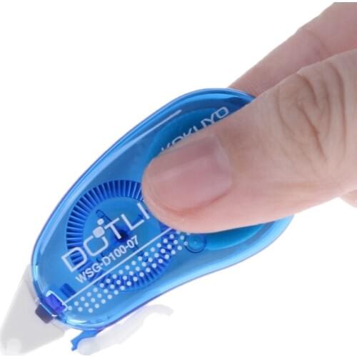 Mini Double Sided Adhesive Roller Tape Glue Dot Liner Petit Disposable For DIY