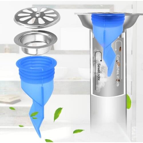 Anti-clogging Sink Strainer Bathroom Odor-proof Leak Core Down the Water Pipe Draininner Core Kitchen Bathroom Sewer Seal Leak