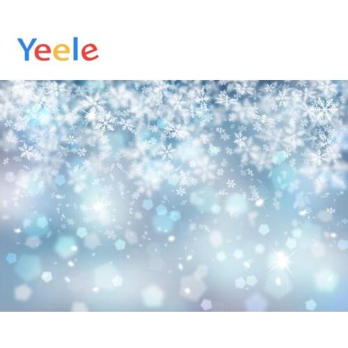 Yeele Snowflake Light Spots Bokeh Snow Floret Baby Pet Doll Props Photography Background Photographic Backdrops For Photo Studio