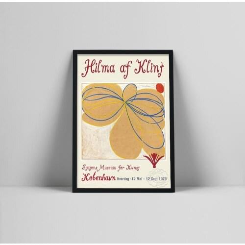Hilma af Klint Swedish Quote Art Print Inspirational Poster Sweden Scandinavian Modern Canvas Painting Prints Home Wall Decor