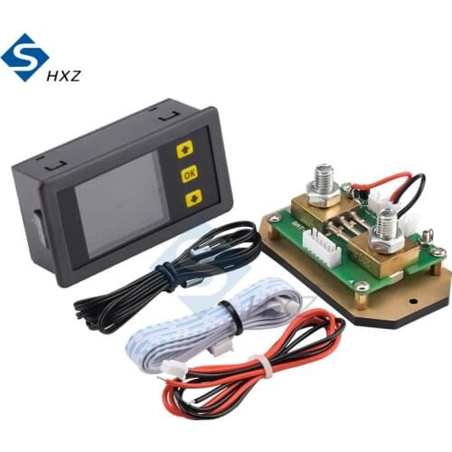 VA7510s 1.8 Inch Voltage Current Meter Temperature Coulomb Capacity Power Meter Voltammeter Monitor Output Voltage And Current