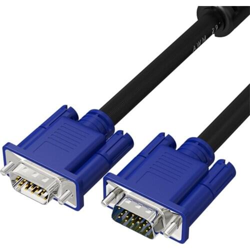 Computer Monitor VGA Extension Cable VGA Cable HD 15 Pin Male to Male VGA Cable 1080p Full HD VGA to VGA Cable for Laptop PC