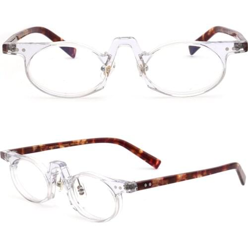 Women Round Vintage Glass Frames Men Oval Retro Optical Eyeglass Frame Rx Spectacles Funny Oval Tortoise Clear Hot 2021 Eyewear