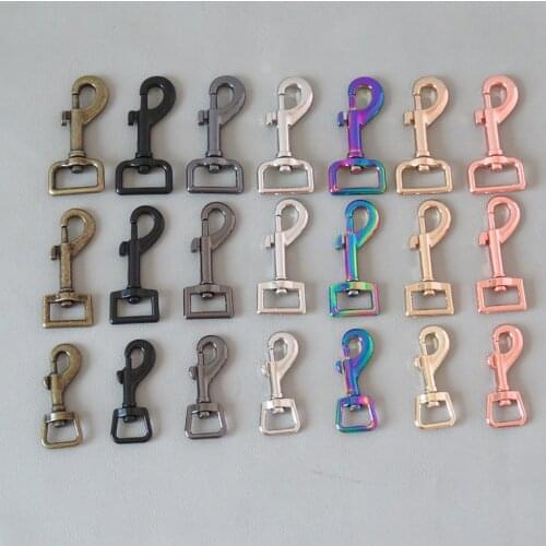 10PCS 15mm 20mm 25mm Metal Belt Buckle Lobster Clasp Trigger Clip Loop For Dog Pet Leads Leash Snap Hook Sewing DIY Accessory